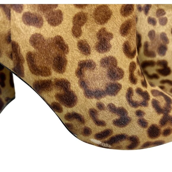 Marc Fisher LTD Ulanily Women’s 7.5 Leopard Print Ankle Booties Pointed Toe - Picture 10 of 11